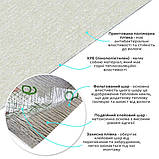 Шпалери самоклеючі 2800х500х1,5мм Перлинний сірий (D) SW-00002972, фото 2