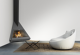 Камін на дровах кутовий Traforart Foxi Corner, фото 2