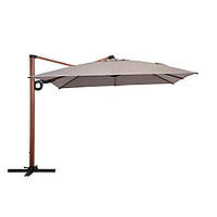 Парасолька садова Termoli 3 x 3 м сірий PATIO