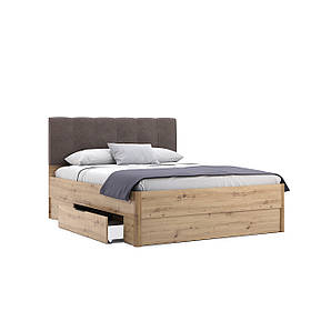 Ліжко Тедді 1,8х2,0 з шухлядами без каркасу Дуб Артизан Міро-Марк