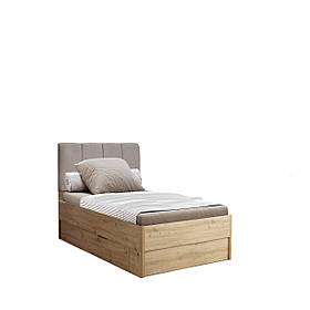 Ліжко Тедді 0,9х2,0 з шухлядами без каркасу Дуб Артизан Міро-Марк