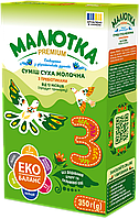 Суміш з пребіотиками  «Малютка Premium 3» з 12 місяців (продукт прикорму), 350г