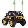 Дитячий електромобіль на акумуляторі Багі M 6131 з пультом р/у для дітей 3-8 років Жовтий, фото 2