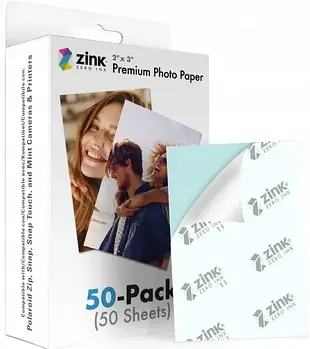 ZINK Premium Photo Paper 2x3'' 50 photos