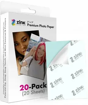 ZINK Premium Photo Paper 2x3'' 20 photos