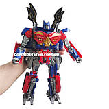 Трансформер Оптимус Прайм трансформується в машинку Рухливі деталі Зброя Optimus Prime Розмір 35см, фото 3