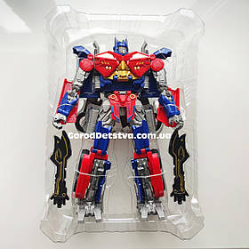 Трансформер Оптимус Прайм трансформується в машинку Рухливі деталі Зброя Optimus Prime Розмір 35см