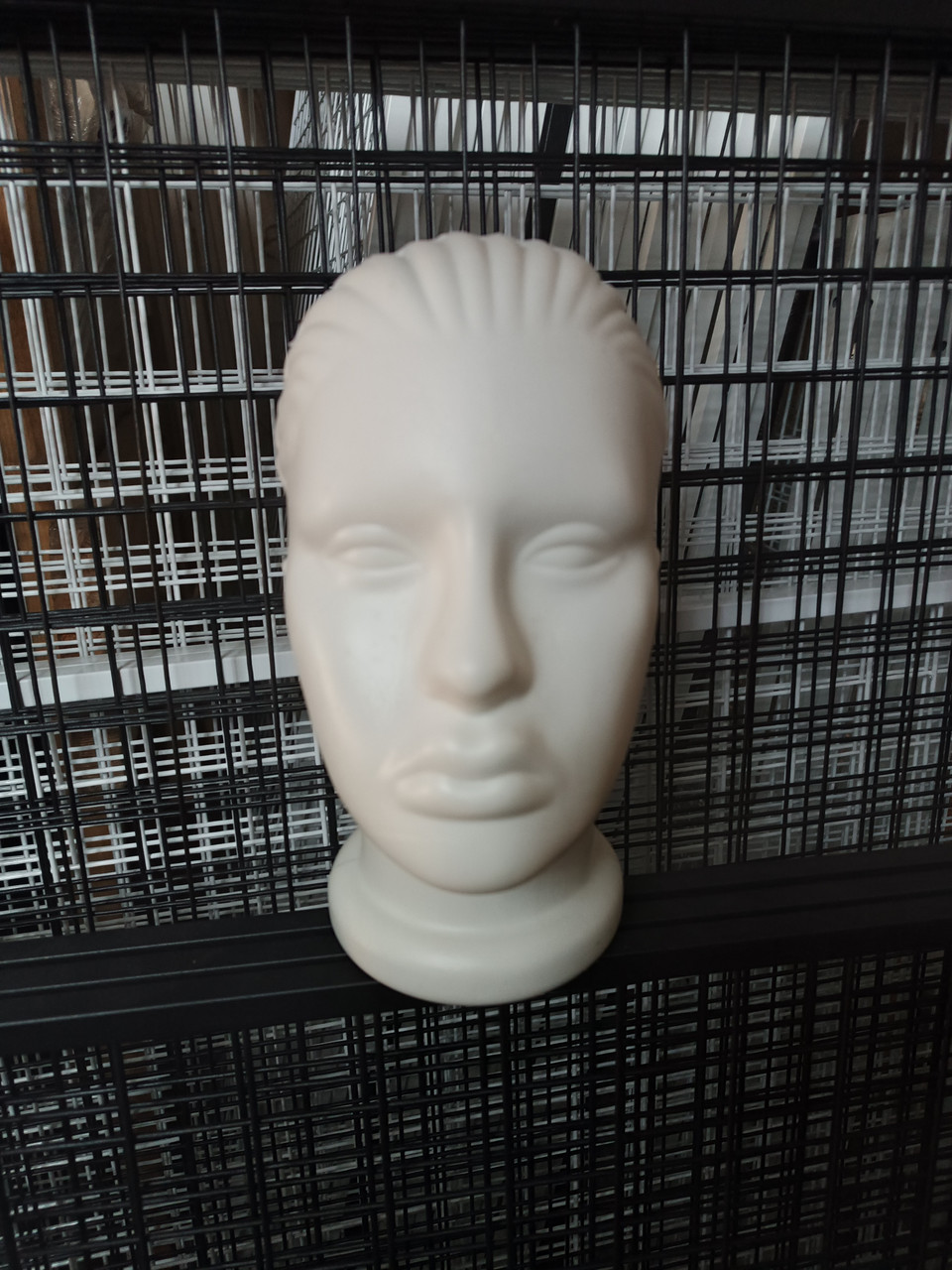 Манекен жіночої голови білого кольору, фото 1