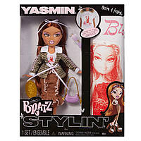 Кукла Bratz Stylin Yasmin Братц Стайлин Ясмин с аксессуарами и футболкой