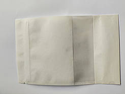 Дой-пак 130х200 крафт білий + вікно потоншені (100 г) zip-замок дно