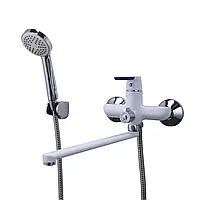 Змішувач для ванни Frap F2234 білий/хром гусак 35см