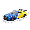 Моделька машини Nissan GTR R-35 оснащена світловими і звуковими ефектами, в маштабі 1:24, фото 3