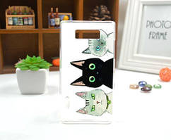 Силіконовий бампер для LG L7 p700 p705 з картинкою Три кота