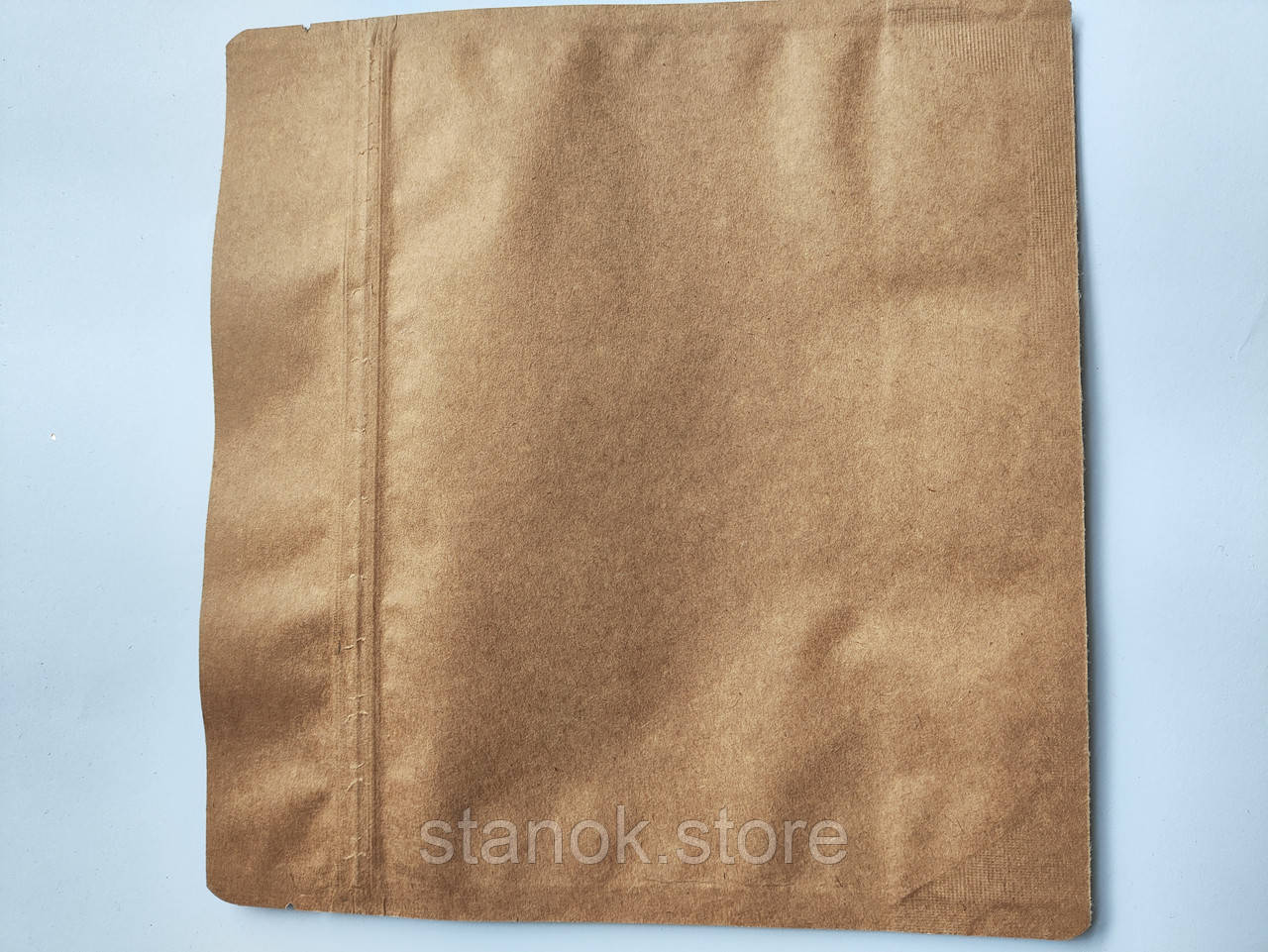 Дой-пак 200х190 крафт метал (250г) + zip-замок дно, фото 1