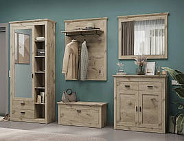 Комплект меблів в передпокій Санремо дуб вікінг Сокме