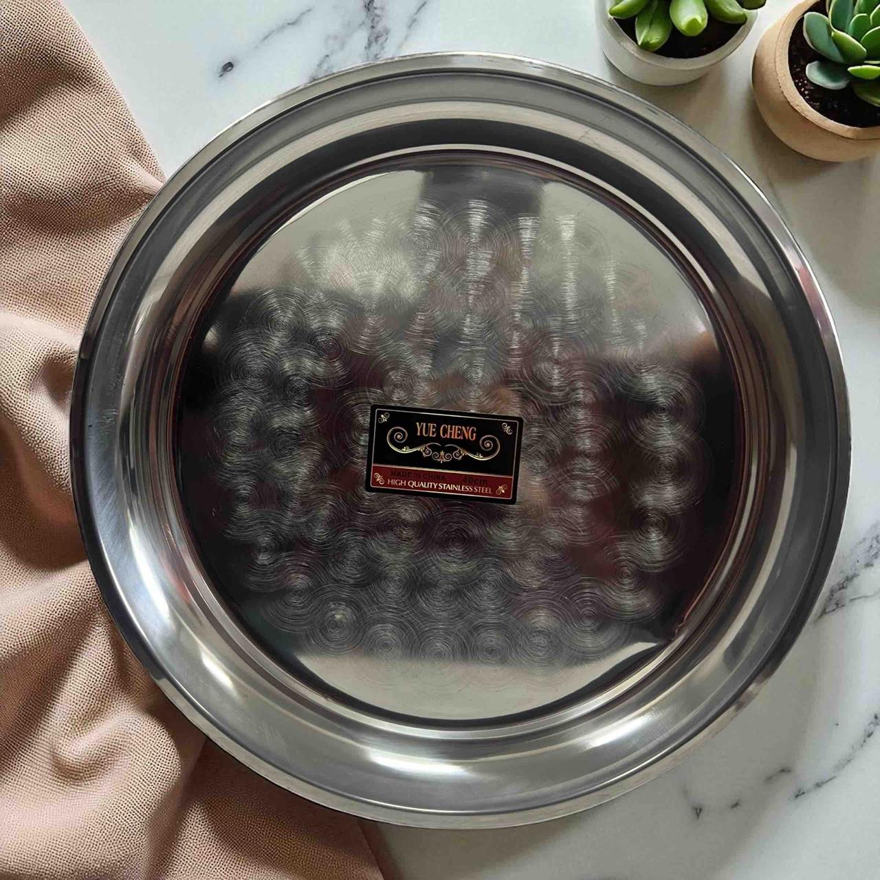 Піднос метал 40 см круглий №16 VT6-14784