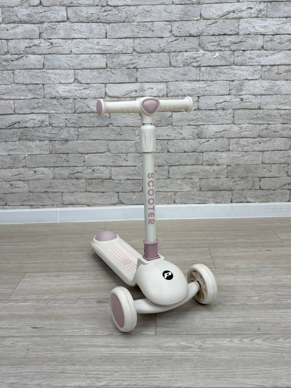 Самокат дитячий JR3-126-P Mini з музикою і світлом, колеса PU, фото 1