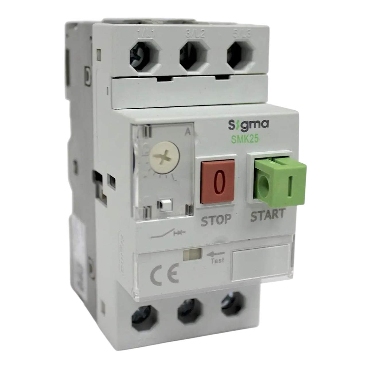 Автомат пуску захисту електродвигуна мотор автомат пускач типу ПРК 3 фази регулювання теплового струму 0,16 - 0,25 А, струм к. з.100 кА