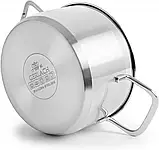 Набір каструль 8 предметів із неіржавкої сталі Gerlach Brava (5901035998179), фото 8