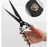 Садові довгі ножиці для обрізання кущів із пружиною, фото 6