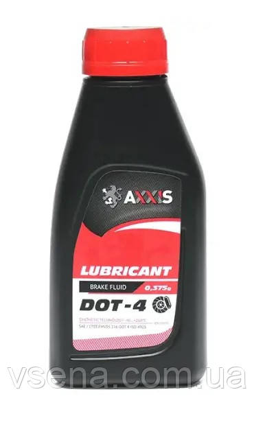 Рідина гальмівна AXXIS DOT4 (Каністра 350ml) (AXXIS) 375г (AX-26461.0.375)
