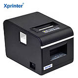 Принтер для друку чеків Xprinter XP-Q90EC USB+Ethernet з автоматичним обрізанням чека, фото 3