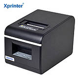 Принтер для друку чеків Xprinter XP-Q90EC USB+Ethernet з автоматичним обрізанням чека, фото 2
