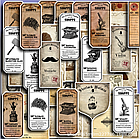 Висічки Наклейки Карточки 44шт NKL177, фото 3