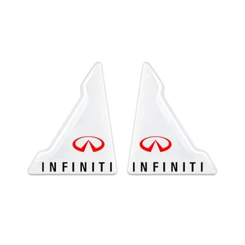 Куточки накладки на двері автомобіля Infiniti для захисту від сколів, подряпин та вм'ятин