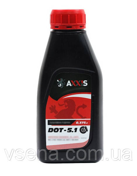 Рідина гальмівна AXXIS DOT4 (каністра 350ml) 350г. (AX-PFB550SE-0.5)