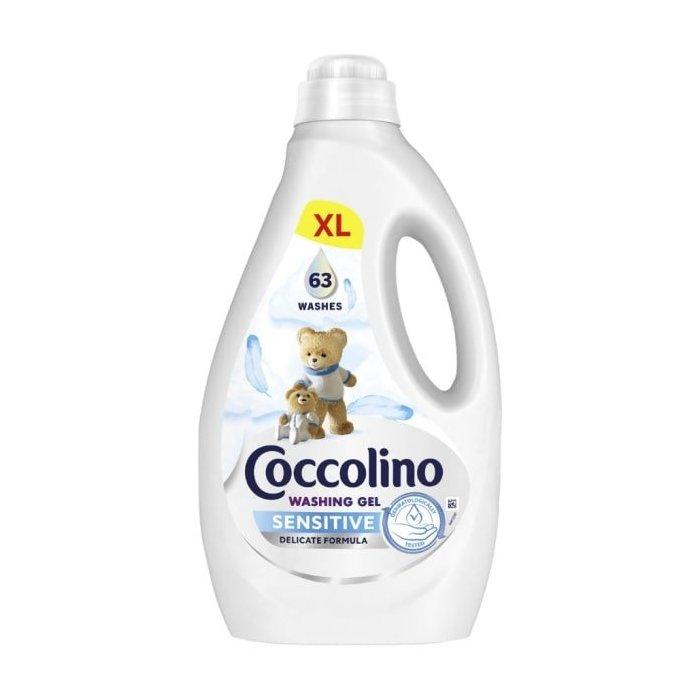 Гель для прання Coccolino Sensitive 63 цикли прання 2.52 л, фото 1