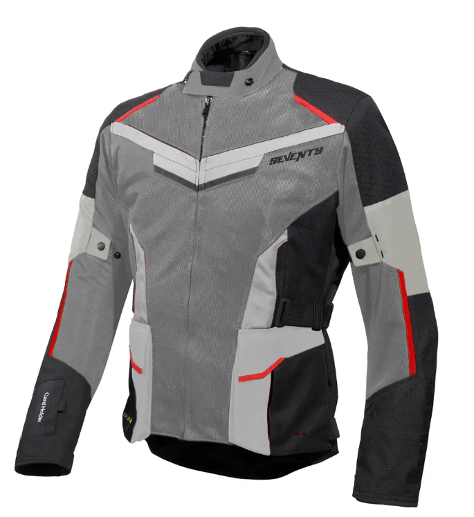 Мотокуртка Seventy JT70 ATACAMA Black Grey Red L