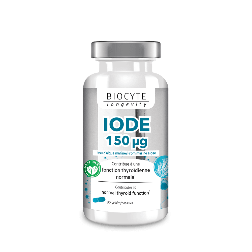 Biocyte IODE VEGETALE 150 UGr Добова норма йоду, 90 капсул
