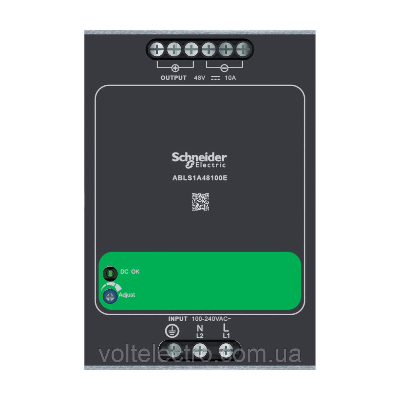 Блок живлення ABLSE 100…240В AC 48В 480 Вт на DIN рейку IP20 ABLS1A48100E, фото 1