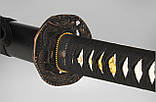 Самурайський меч Катана DRAGON DAMASK KATANA на підставці в подарунковому кейсі, фото 5