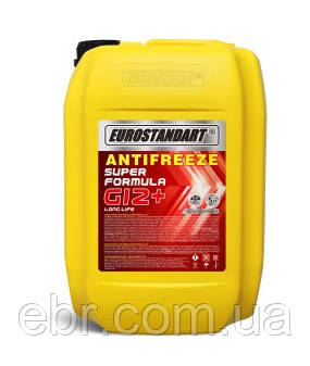 Антифриз червоний Eurostandart SUPER FORMULA  5л -38 °C готовий до використання для спецтехніки та генераторів, фото 1
