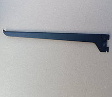 Полицетримач в рейку 20 см чорний одинарний