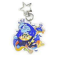 Брелок Печиво Тіньове Молоко - Кукі Ран Кінгдом | Shadow Milk Cookie - Cookie Run Kingdom Ver. 2