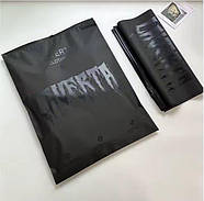 Матовий чорний SLIDER пакет 25x30 см Пакети із замком бігунком у чорному кольорі Брендування продукції, фото 6