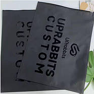 Матовий чорний SLIDER пакет 25x30 см Пакети із замком бігунком у чорному кольорі Брендування продукції, фото 7