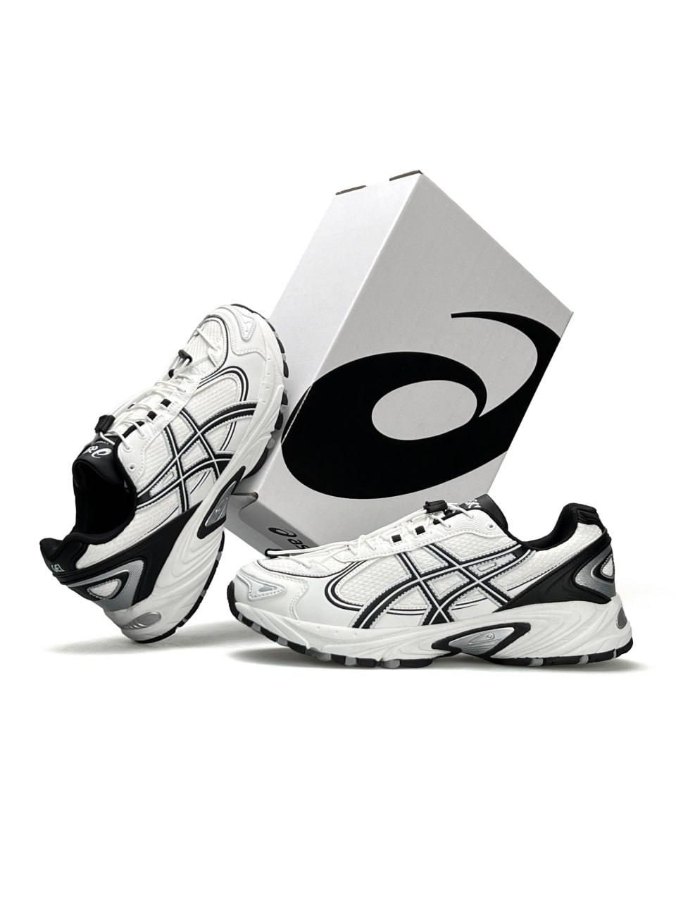 Чоловічі кросівки Asics Gel-Kahana TR V4 White Black Асікс Гель Кахана ТР В4 білі кеди текстиль шкіра Waterproof демісезон