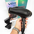 Фен з іонізацією для укладання, Фен для різних типів волосся Професійний об'єму PA-38, фото 3