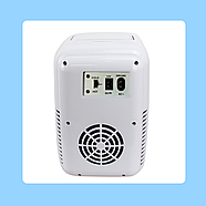 Портативний міні-холодильник на 4 літри з магнітними дверцятами і полицями 12В 48Вт, фото 8