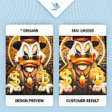 Картина за номерами Скрудж Макдак з фарбами металік (золото) 40*50 см Орігамі LW 3320, фото 4