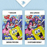 Картина за номерами Губка Боб/Спанчбоб 40*50 см Орігамі LW 3318, фото 3