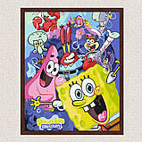 Картина за номерами Губка Боб/Спанчбоб 40*50 см Орігамі LW 3318, фото 9
