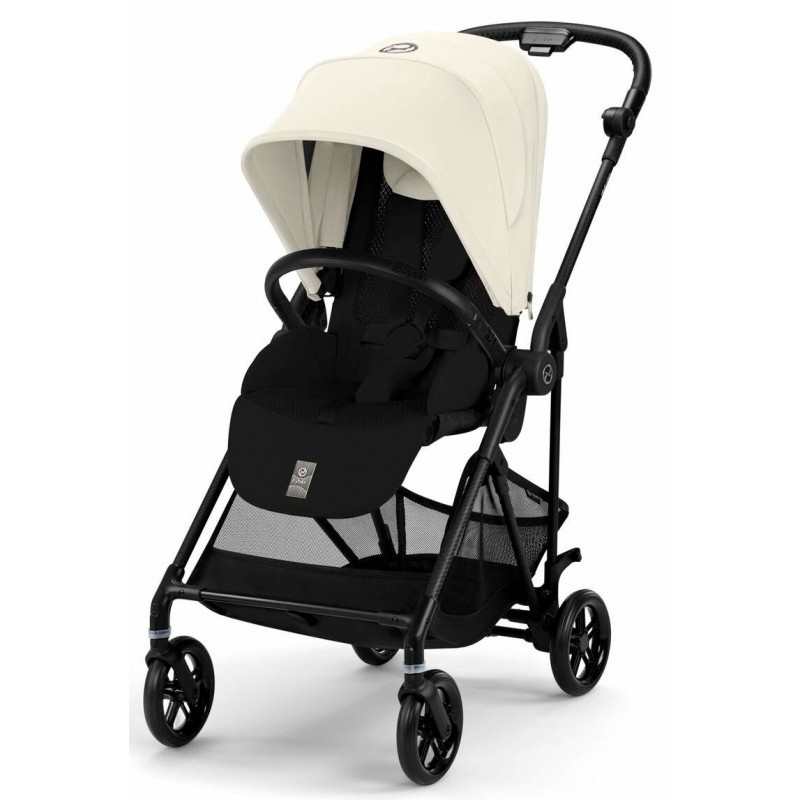 Прогулянкова коляска Cybex Melio Carbon Canvas White