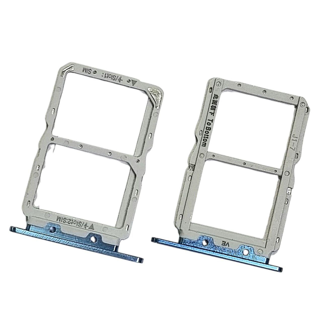 SIM лоток Huawei Nova 4 Blue, фото 1