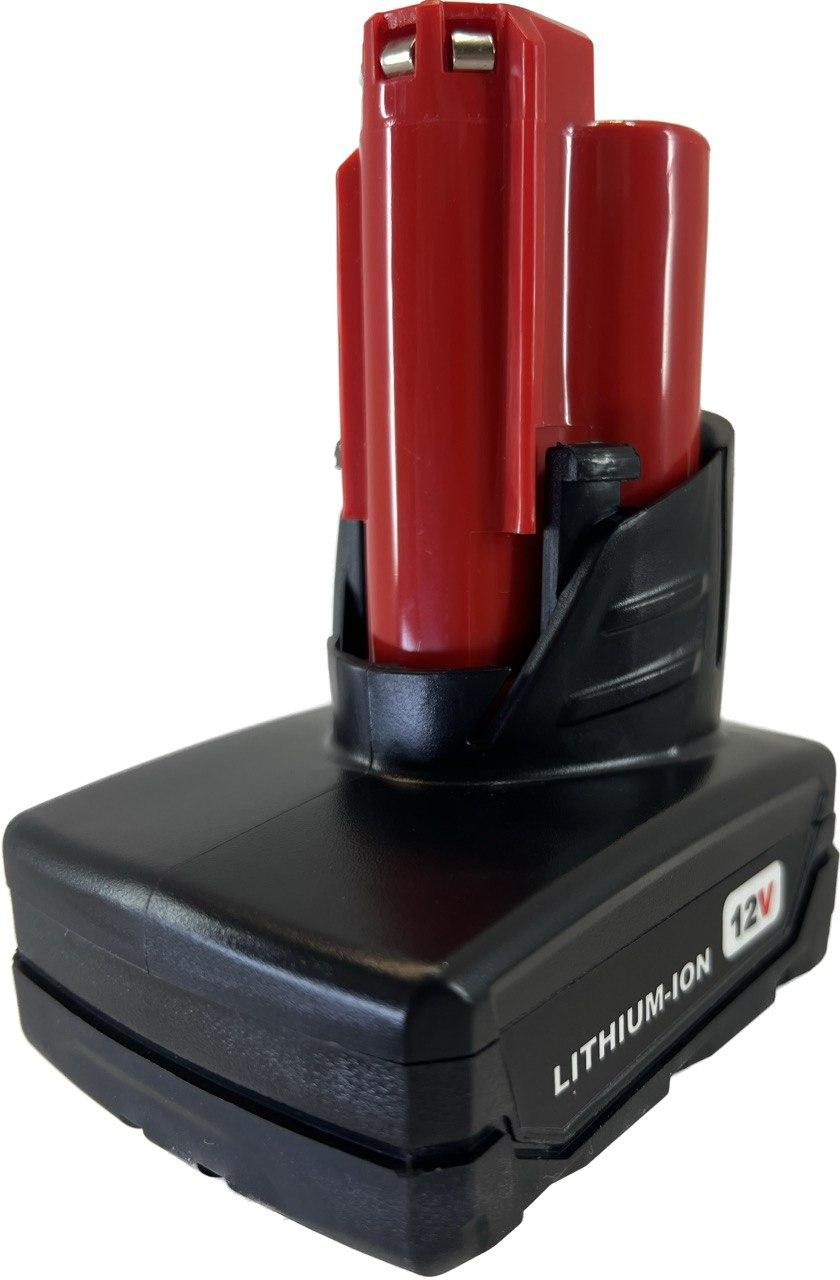 Акумулятор M12 для інструменту MILWAUKEE для шуруповертів та електроінструментів PowerPlant 12 В 6 Ач Li-ion, фото 1