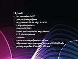 Акустична переносна колонка ZXX‑5540 2×100 Вт 2×10" TWS/FM/USB/TF/BT/REC/LED/2MIC/ДК, фото 4